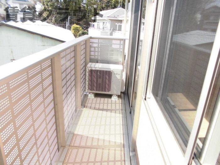 バルコニー　落ち着いた時間を過ごせるバルコニーです