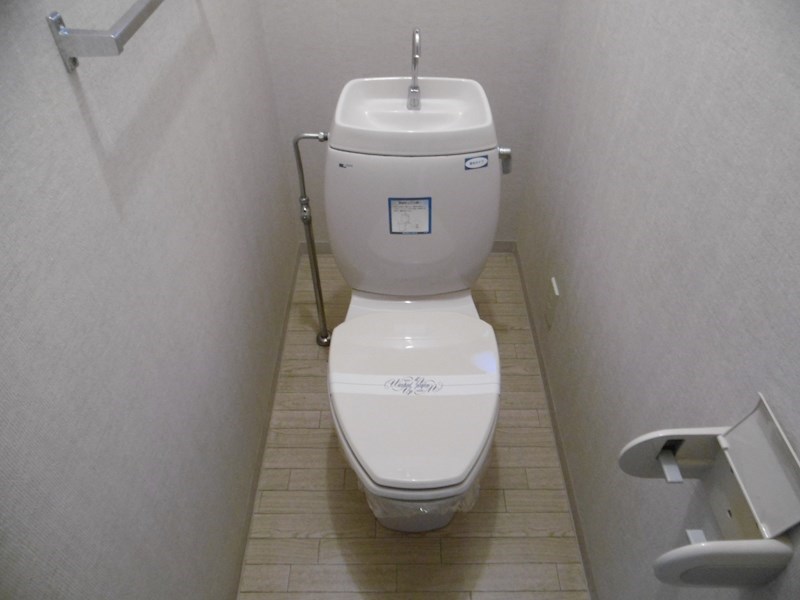 トイレ　※写真は別号室です(参考)