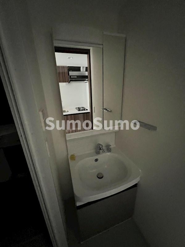 洗面設備　広い洗面スペース