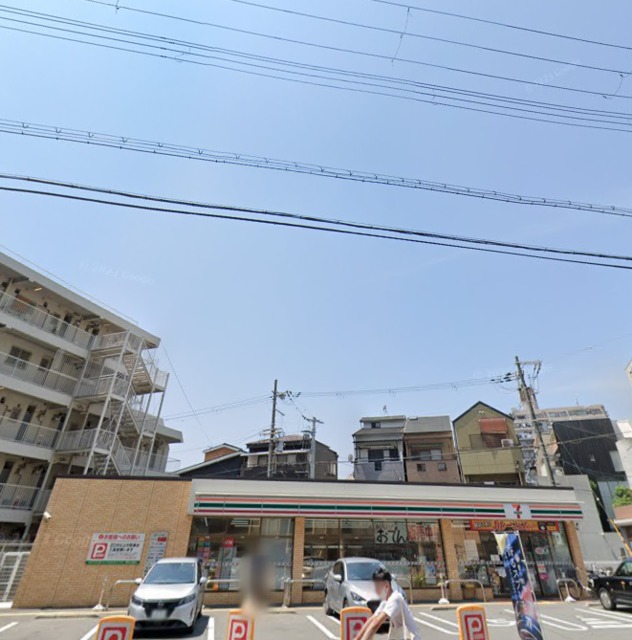 コンビニ　セブンイレブン大阪中川3丁目店（コンビニ）まで332m
