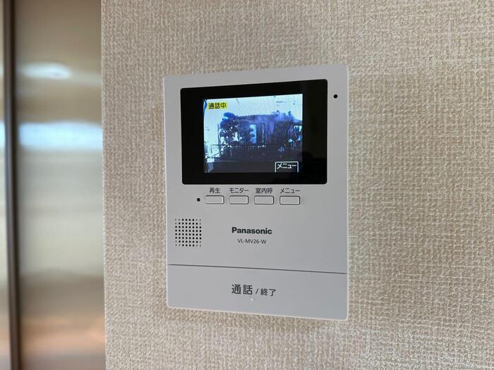 セキュリティ　モニター付きインターホン
