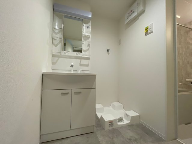 洗面設備　洗面台です