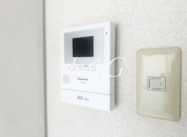 セキュリティ　モニター付きインターフォンです。