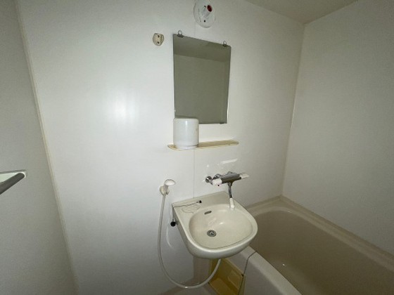 洗面設備　※別号室の写真です。