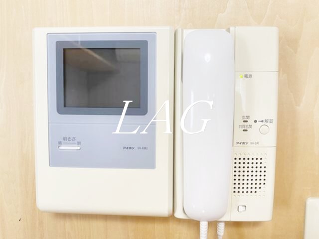 セキュリティ　モニター付インターホンです。