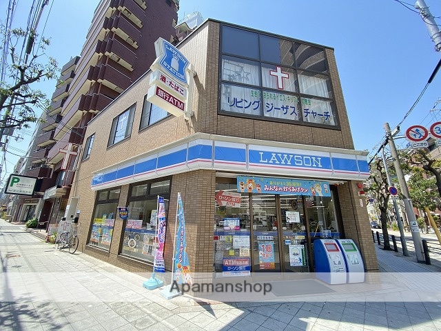 コンビニ　ローソン真田山町店（コンビニ）まで104m