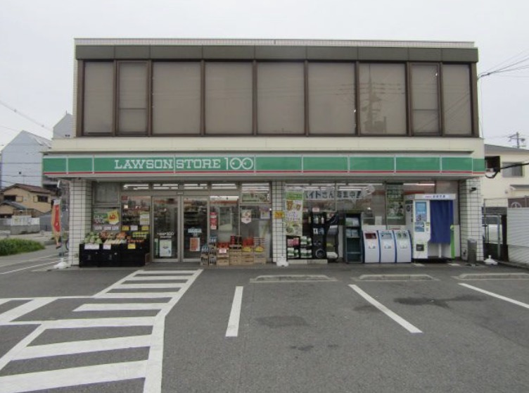 コンビニ　ローソンストア100東住吉今川店（コンビニ）まで203m