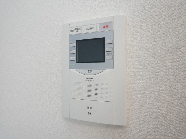 セキュリティ　モニター付きインターホンです