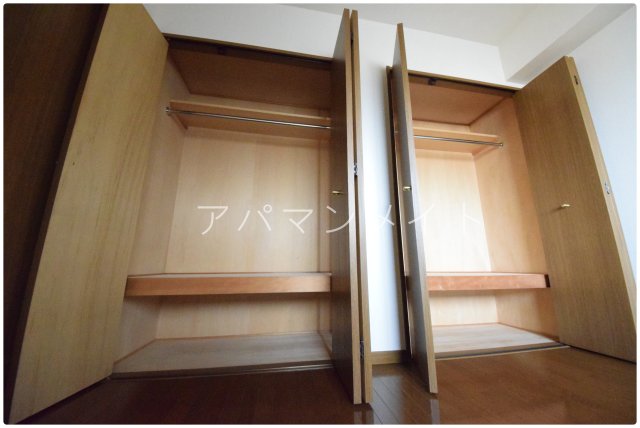 収納　たっぷりとした収納スペースです
