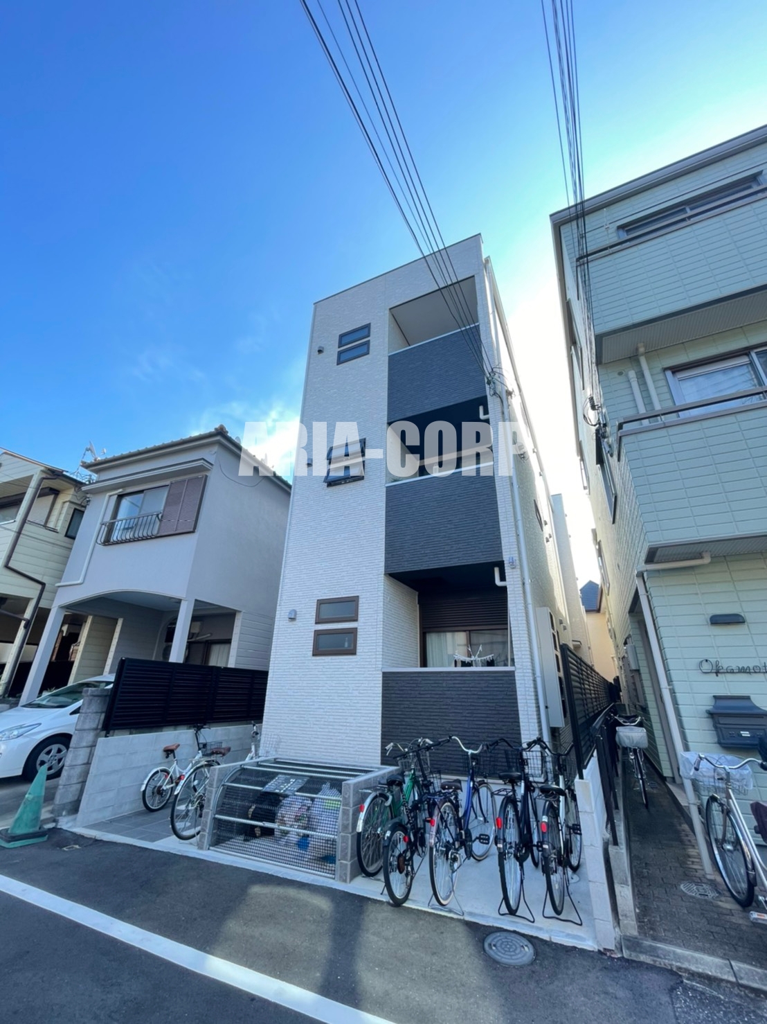 建物外観　2020年完成、大手ハウスメーカー施工デザイナーズアパート！