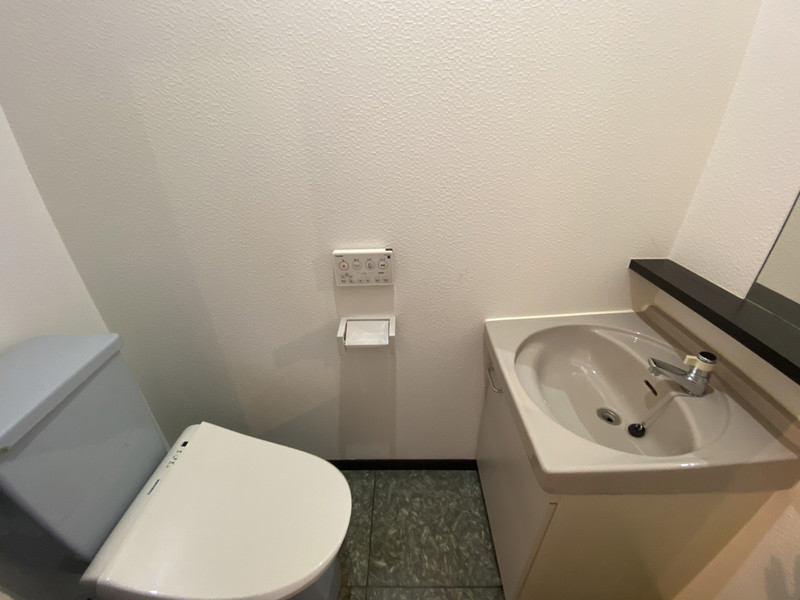 北大阪急行 桃山台駅 徒歩18分 3階建 築33年のトイレ写真
