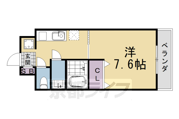 グランレブリー桂有栖川Iの間取り写真