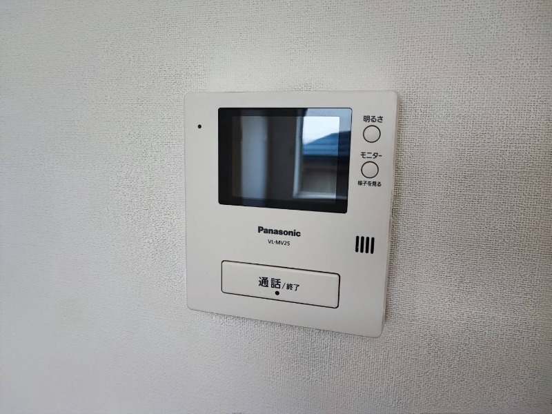 セキュリティ　インターホンで来客確認ができます。色々な機能が付いています。