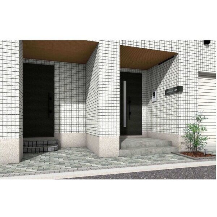 建物外観　建築中