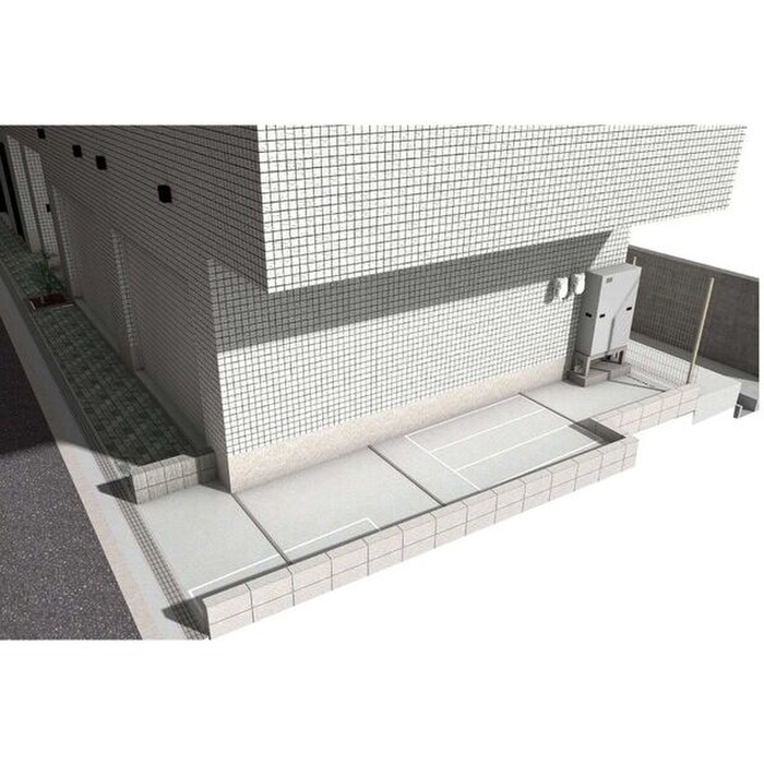 建物外観　建築中