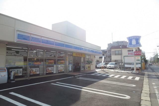 コンビニ　ローソン市川新田三丁目店（コンビニ）まで456m