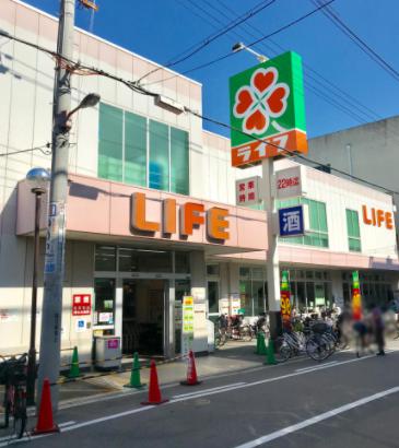 スーパー　ライフ 新深江店（スーパー）まで364m