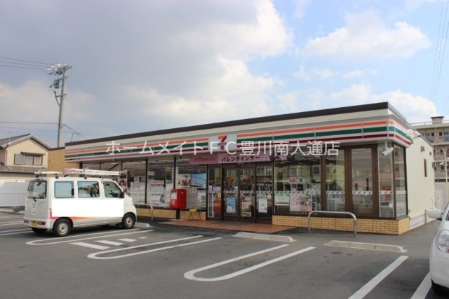 コンビニ　セブンイレブン豊川蔵子6丁目店（コンビニ）まで282m