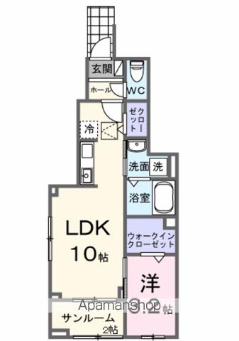 サンパティークIVの間取り写真