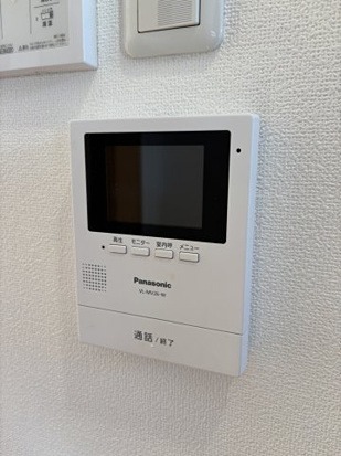 セキュリティ　インターホン完備で安心です。