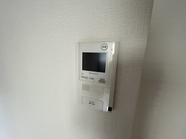 セキュリティ　モニター付きです
