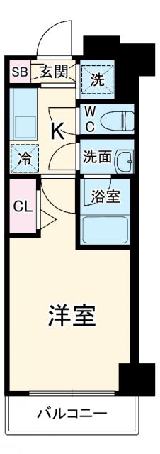RELUXIA横濱吉野町の間取り写真