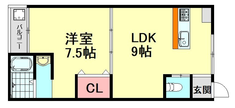 羽衣グリーンハイツの間取り写真