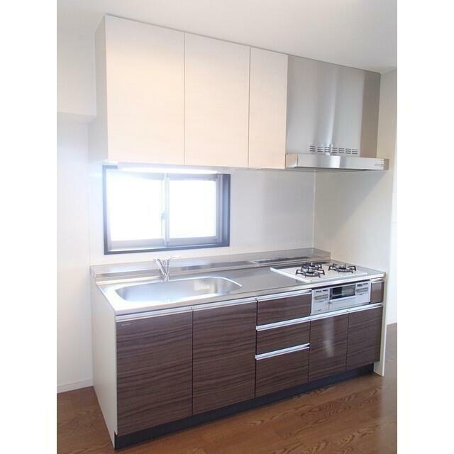 キッチン　３口ガスコンログリルつき※写真は同タイプ別部屋