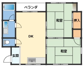 宝マンションの間取り写真