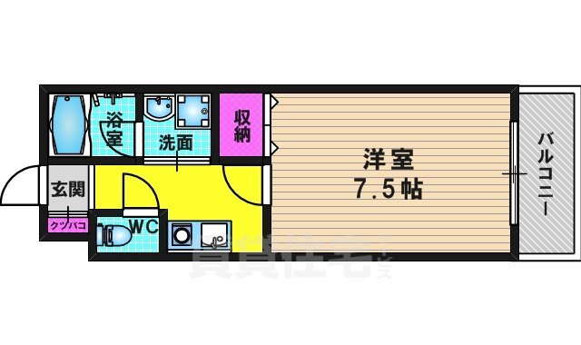 サクシード葛野五条の間取り写真