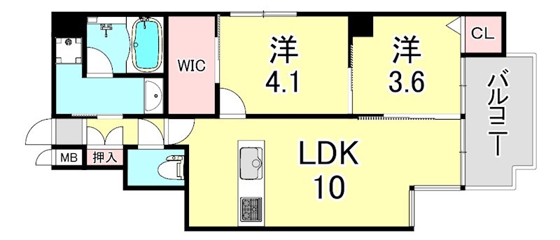 KSMレジデンス西宮の間取り写真