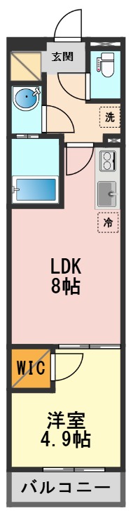 都営新宿線 篠崎駅 徒歩19分 3階建 築1年の間取り写真
