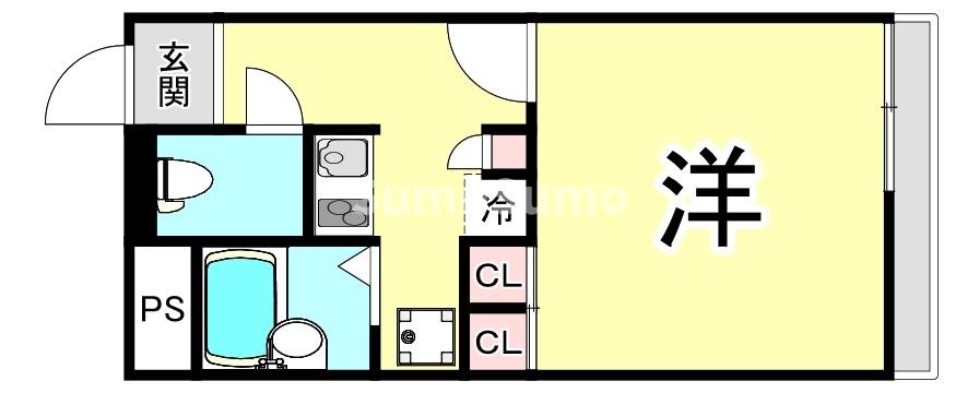 レオパレス道意1号の間取り写真