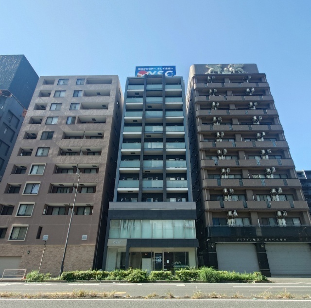 建物外観　外観タイル張りです