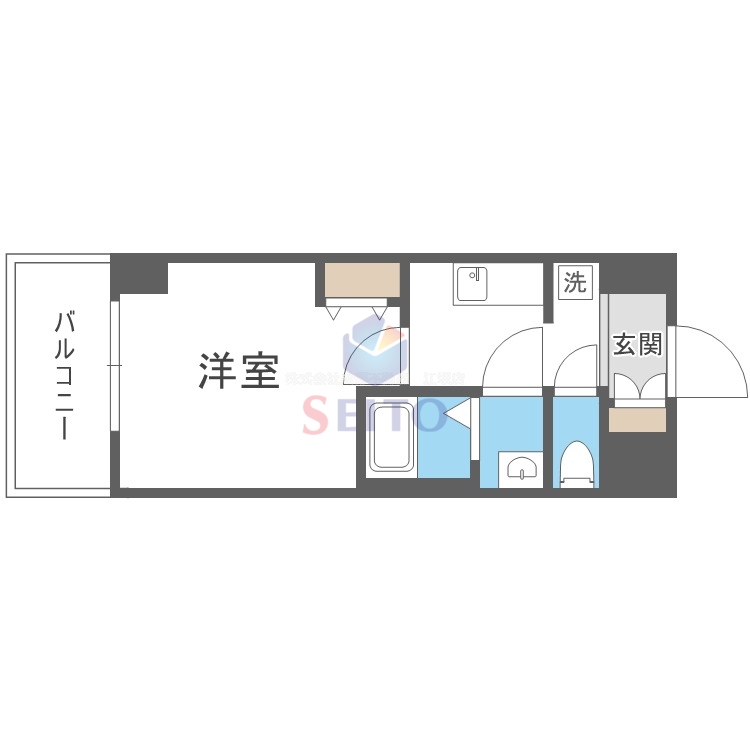 アルティザ江坂の間取り写真