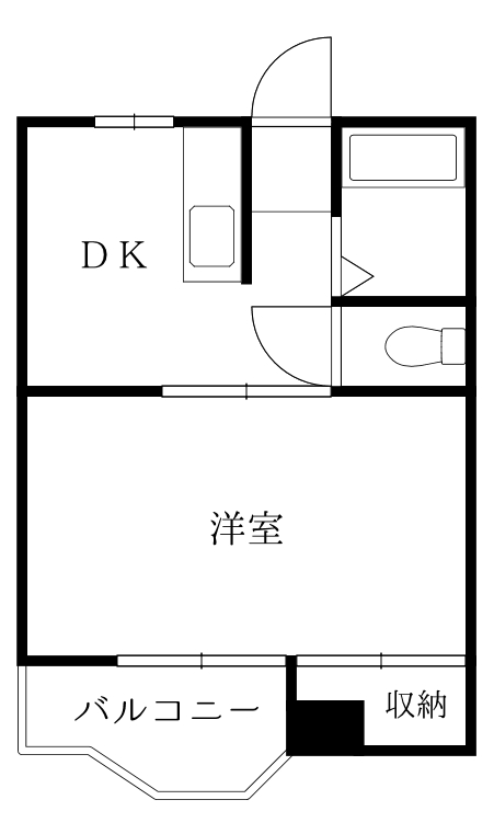 ＪＲ徳島線 蔵本駅 徒歩10分 5階建 築39年の間取り写真