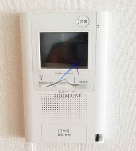 セキュリティ　モニター付きインターホンです。