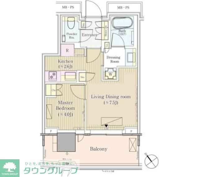 パークコート赤坂檜町ザタワーの間取り写真