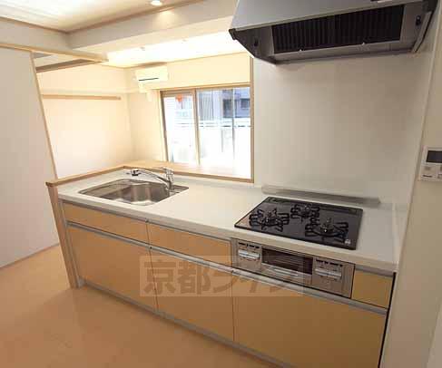 阪急京都線 西京極駅 徒歩18分 10階建 築19年のキッチン写真