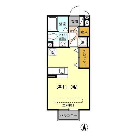セジュールドマーニの間取り写真