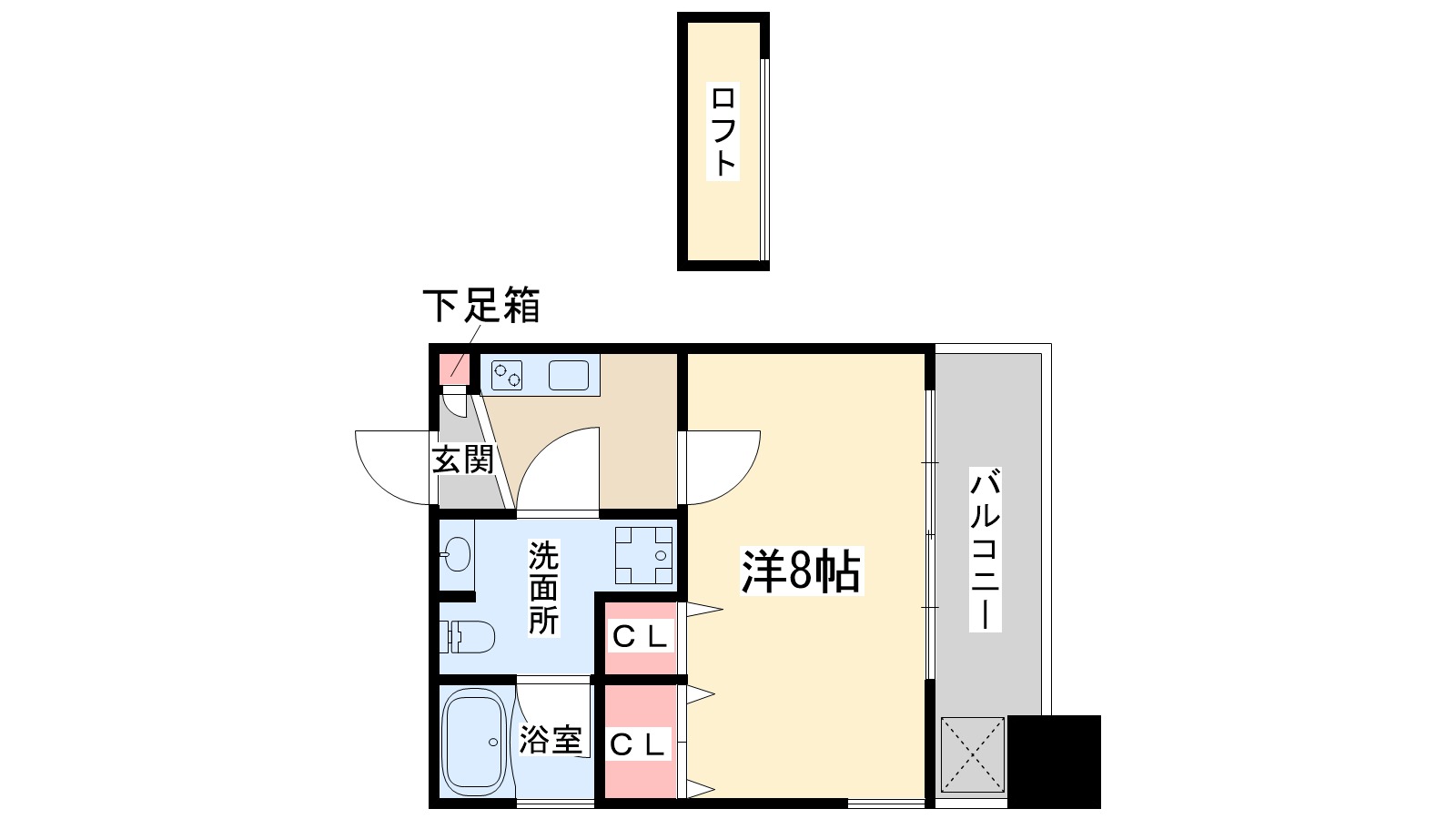 プロスペクト中之島の間取り写真