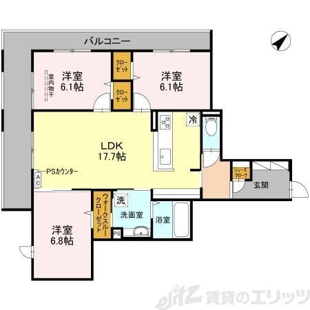 La Grand Suitoの間取り写真