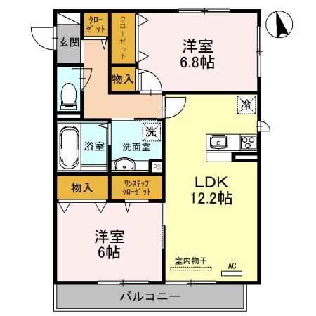 Friend Esakahigashiの間取り写真