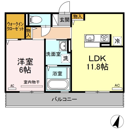 シャンデリアの間取り写真