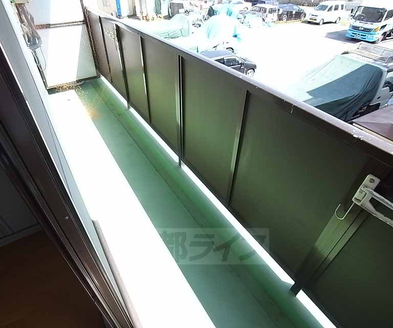 バルコニー　日当たり良好。