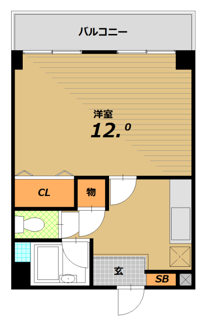 ヴィラン橋本の間取り