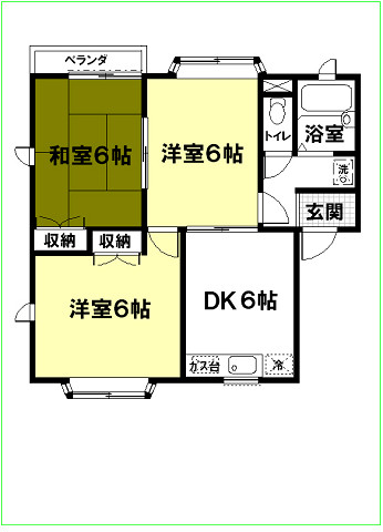 アーバニズム２６Ａの間取り