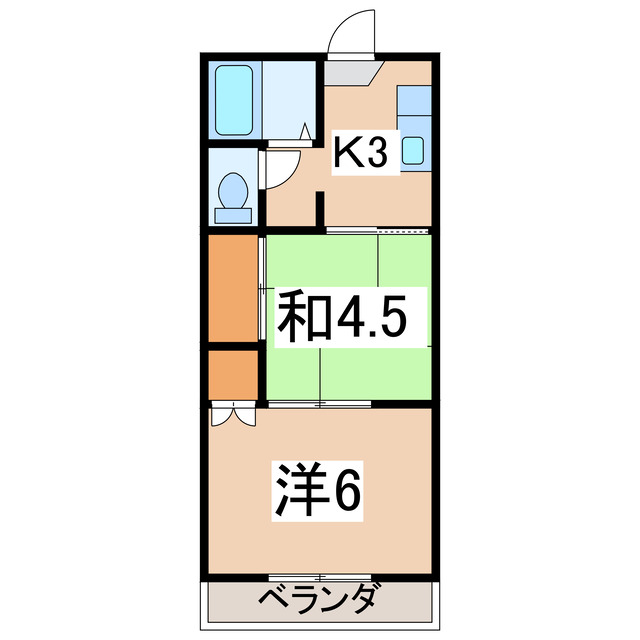 カトルセゾンIIの間取り