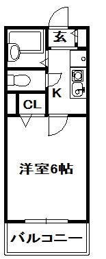 クレール加茂の間取り