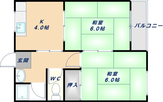 陽光ハイツの間取り